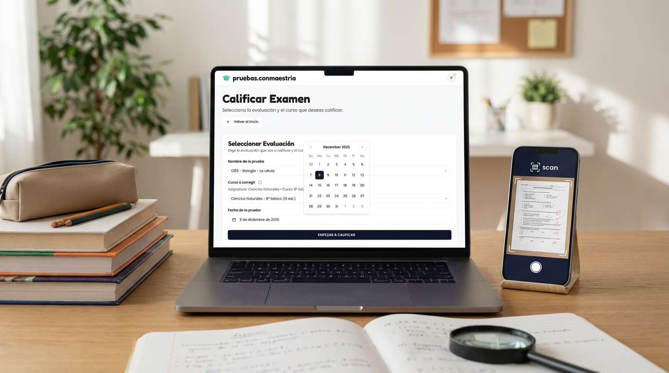 Una imagen descriptiva de la creación de pruebas con IA.