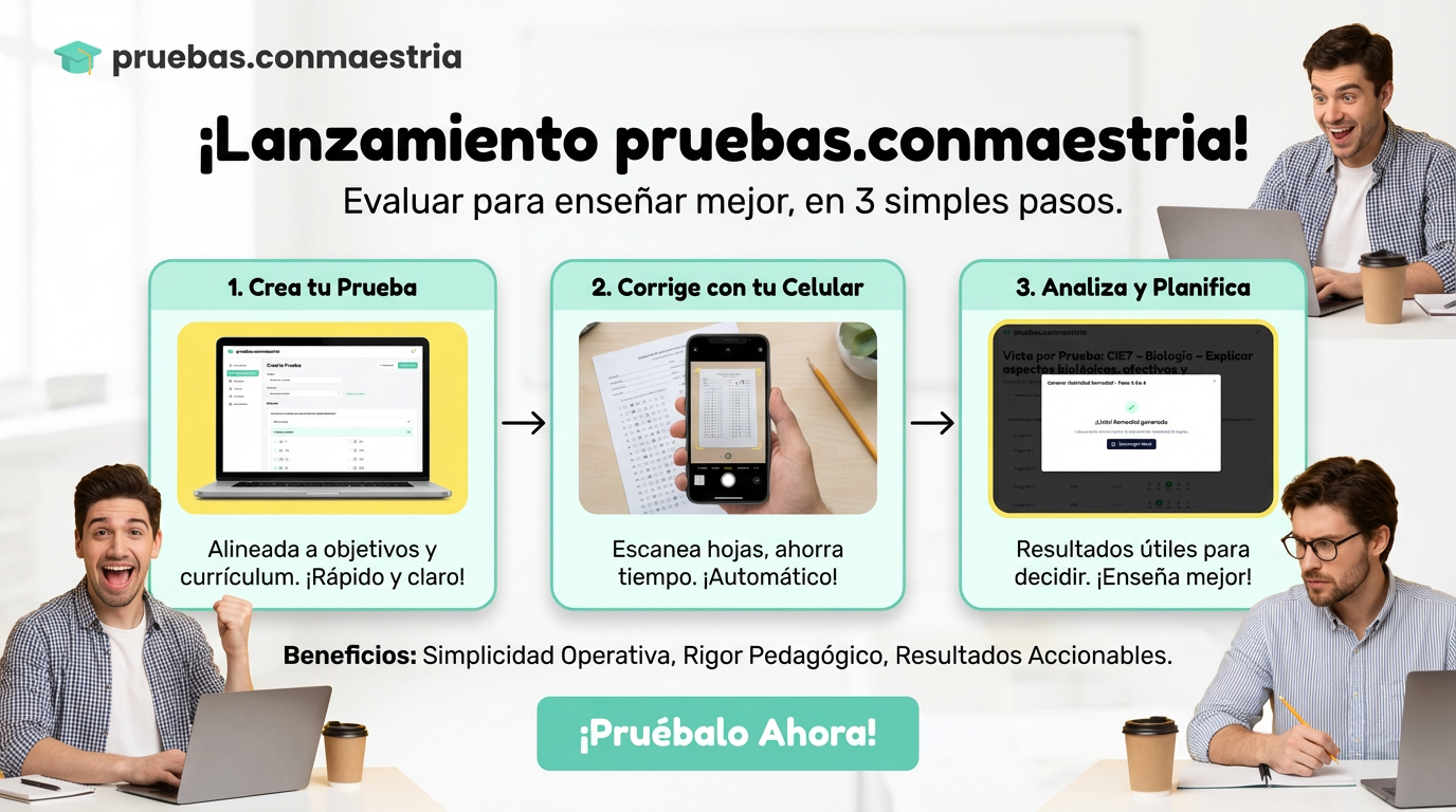 Una imagen mostrando el escaneo de una hoja de respuestas con un celular.